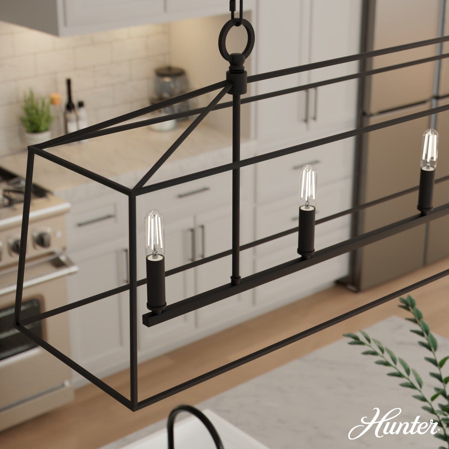 Fair Oaks 4 Light Linear Chandelier - Image 2