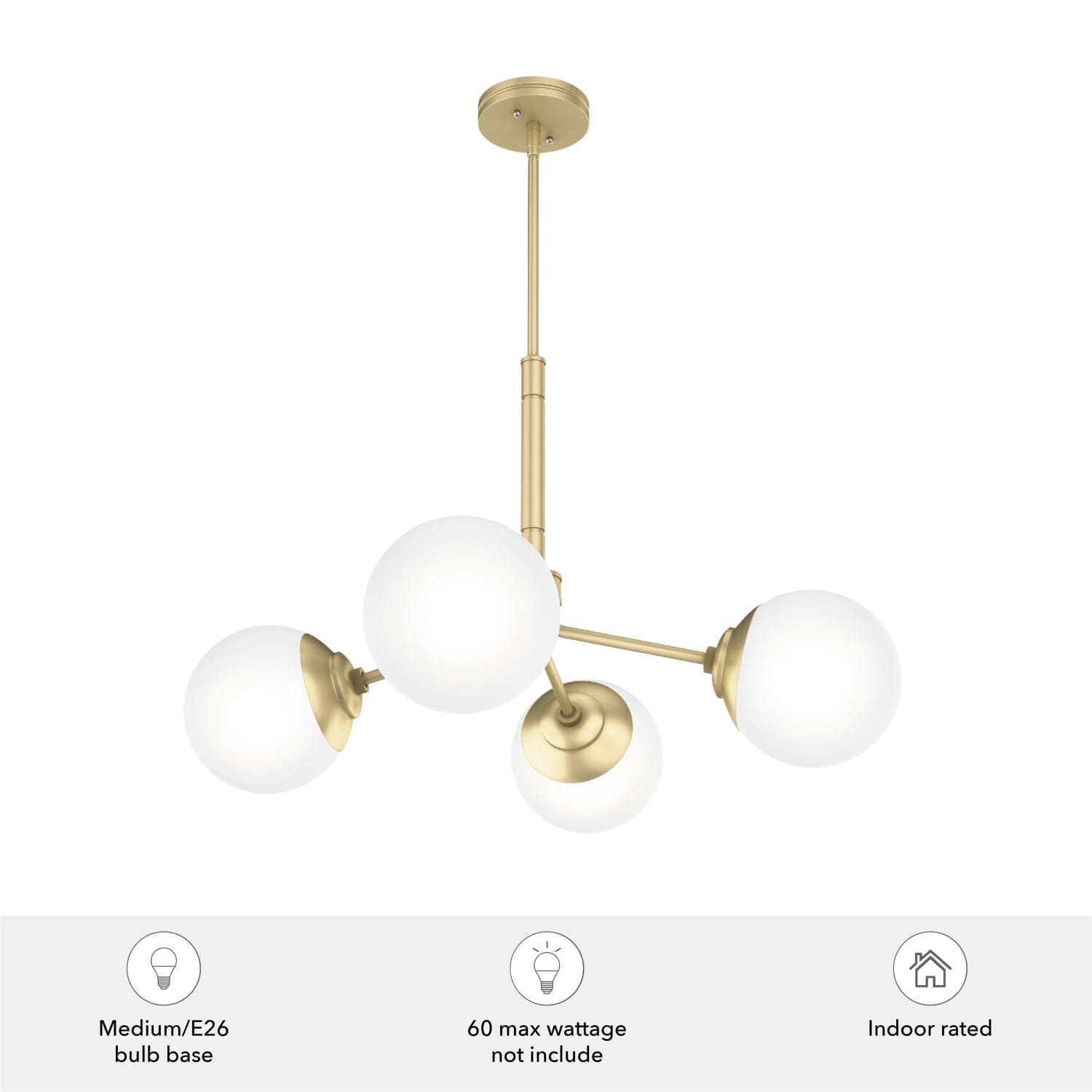 Hepburn 4 Light Chandelier - Image 6