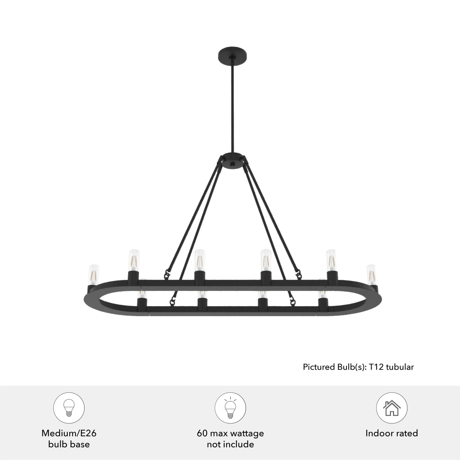 Saddlewood 10 Light Chandelier - Image 3