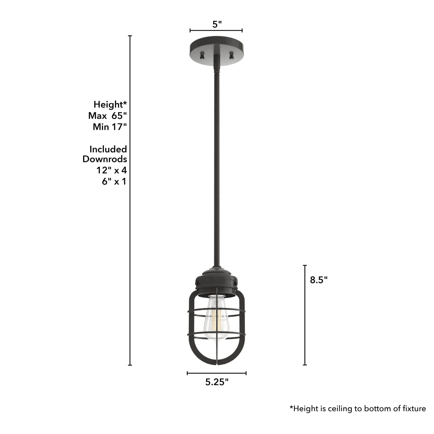 Starklake 1 Light Mini Pendant - Image 4