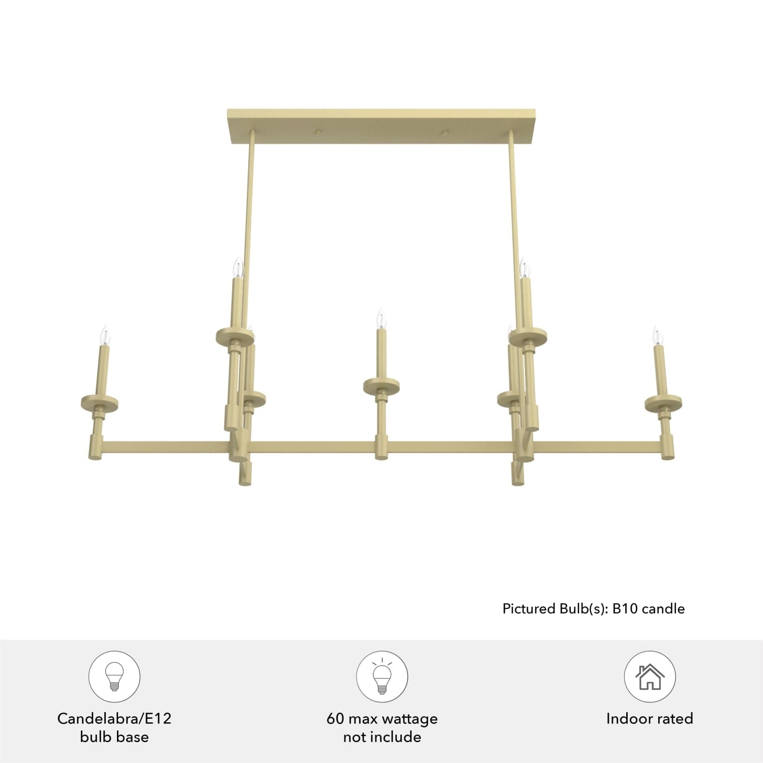 Briargrove Linear Chandelier 7 Light - Image 3