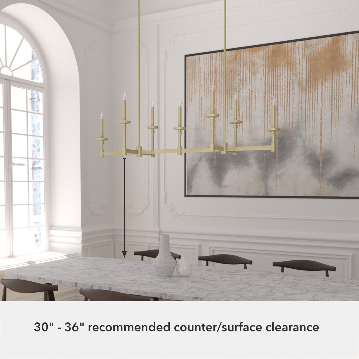 Briargrove Linear Chandelier 7 Light - Image 5