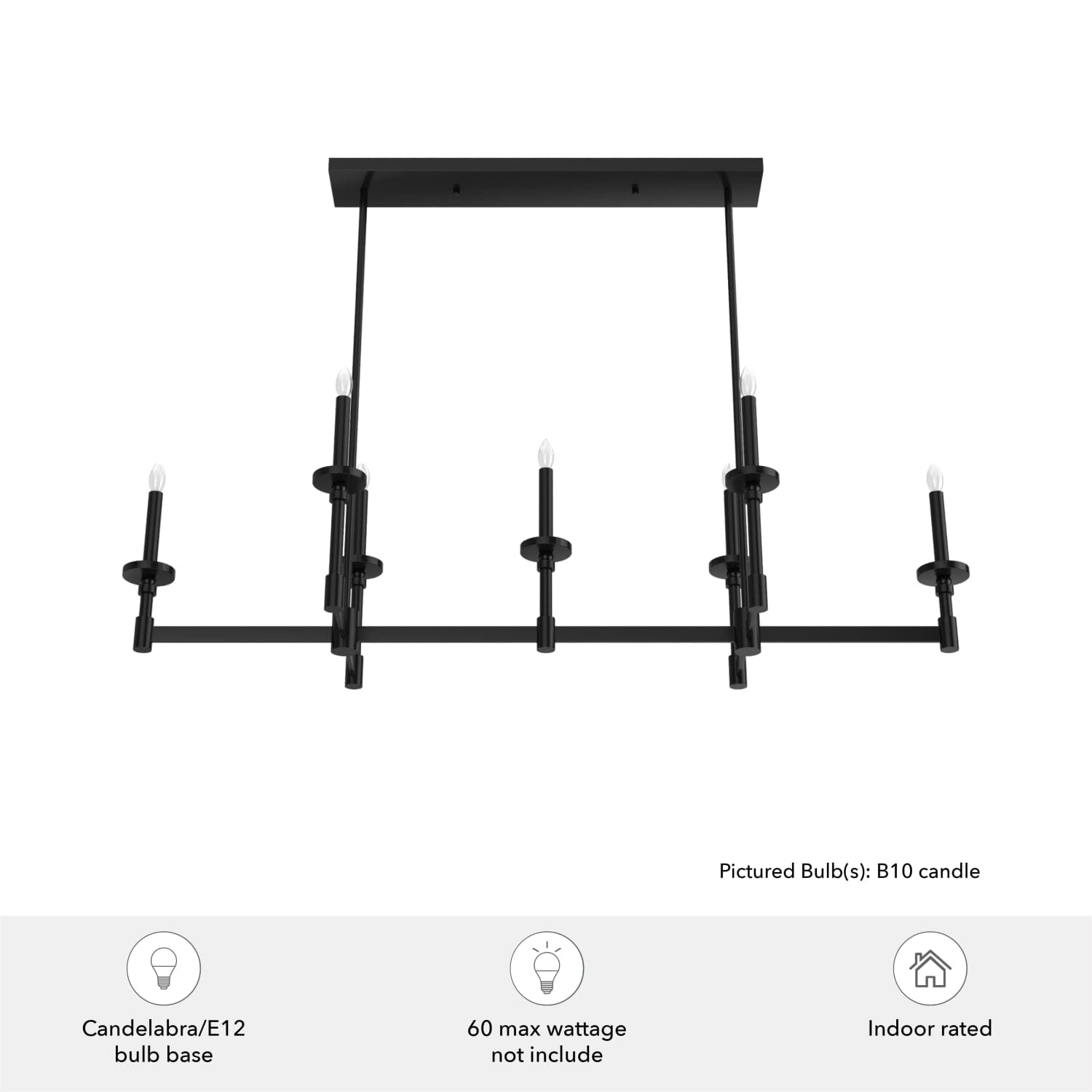 Briargrove 7 Light Linear Chandelier - Image 3