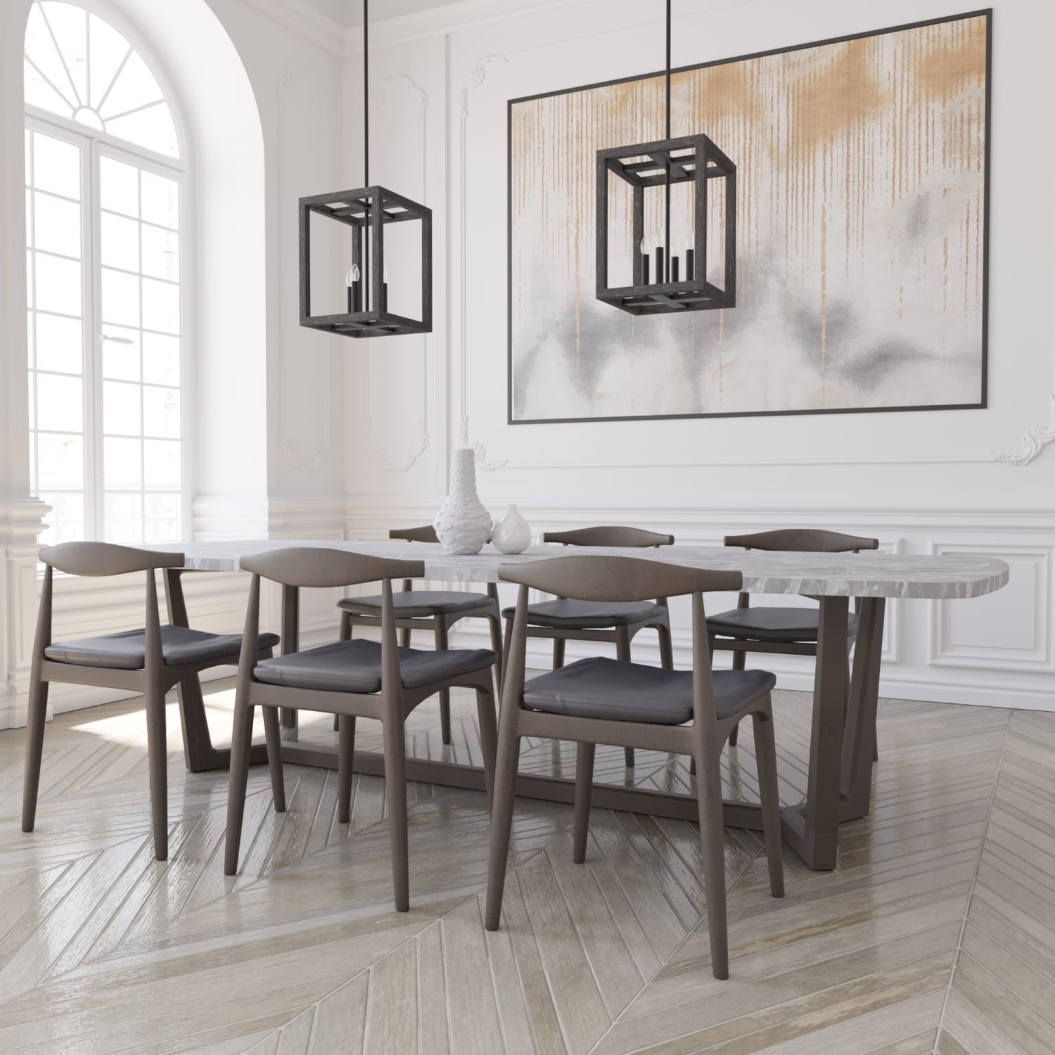 Squire Manor 4 Light Pendant 12 inch - Image 6