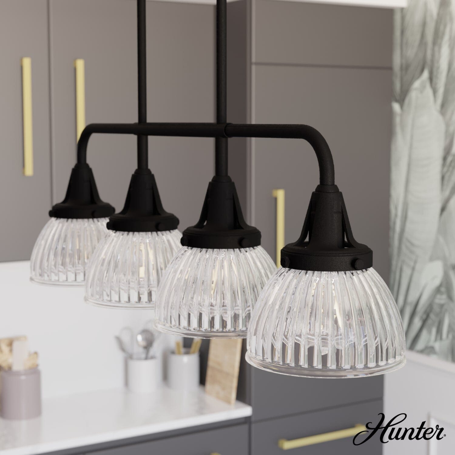Cypress Grove 4 Light Linear Chandelier