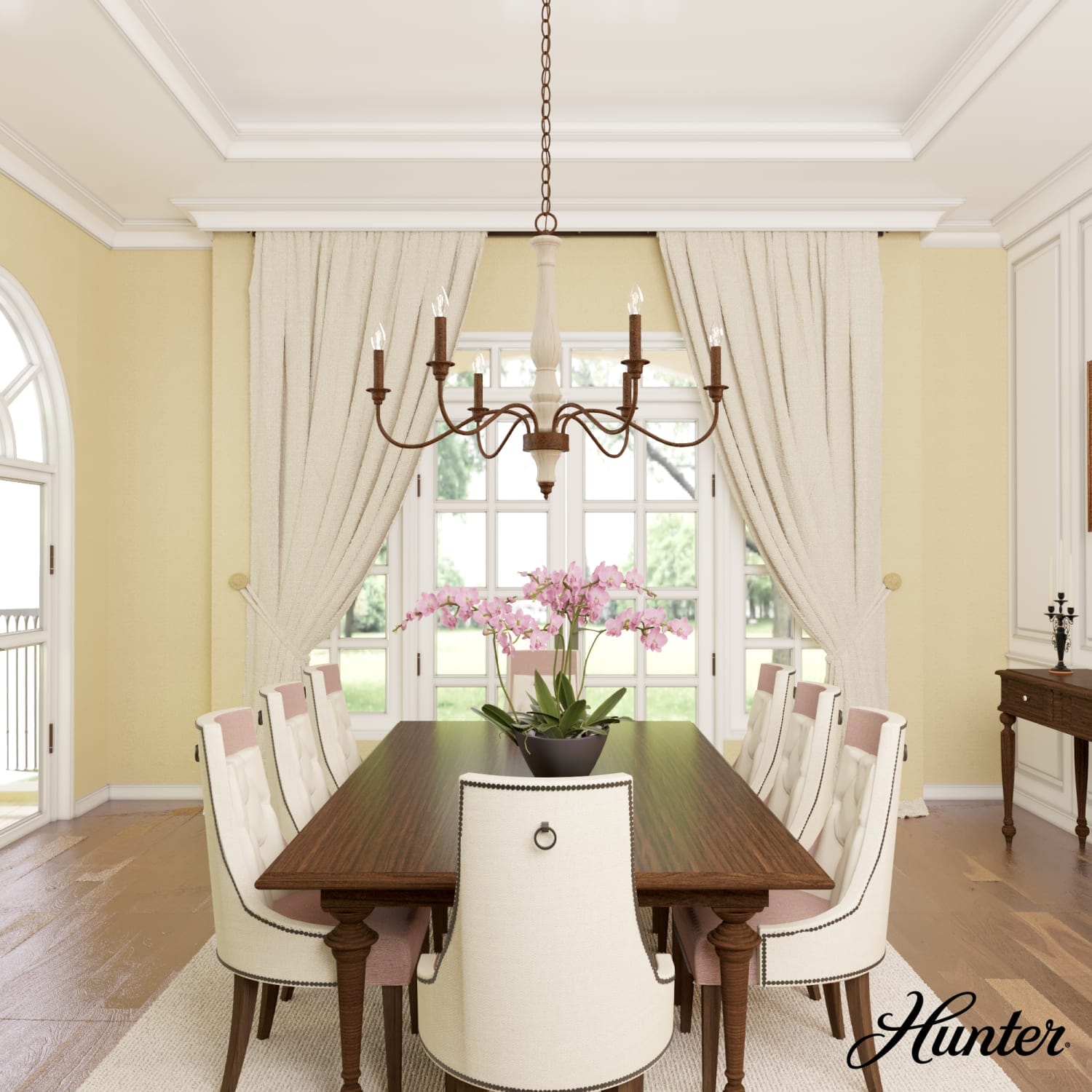 Teren 6 Light Chandelier - Image 2
