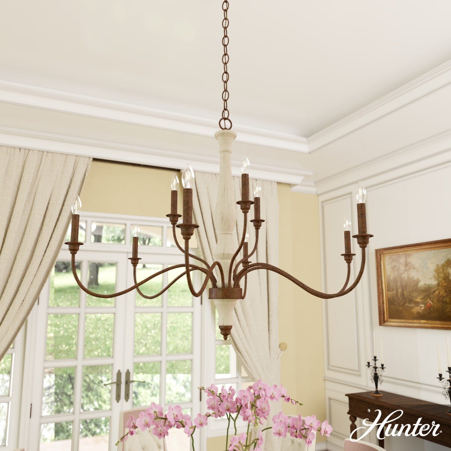 Teren 9 Light 2-Tier Chandelier