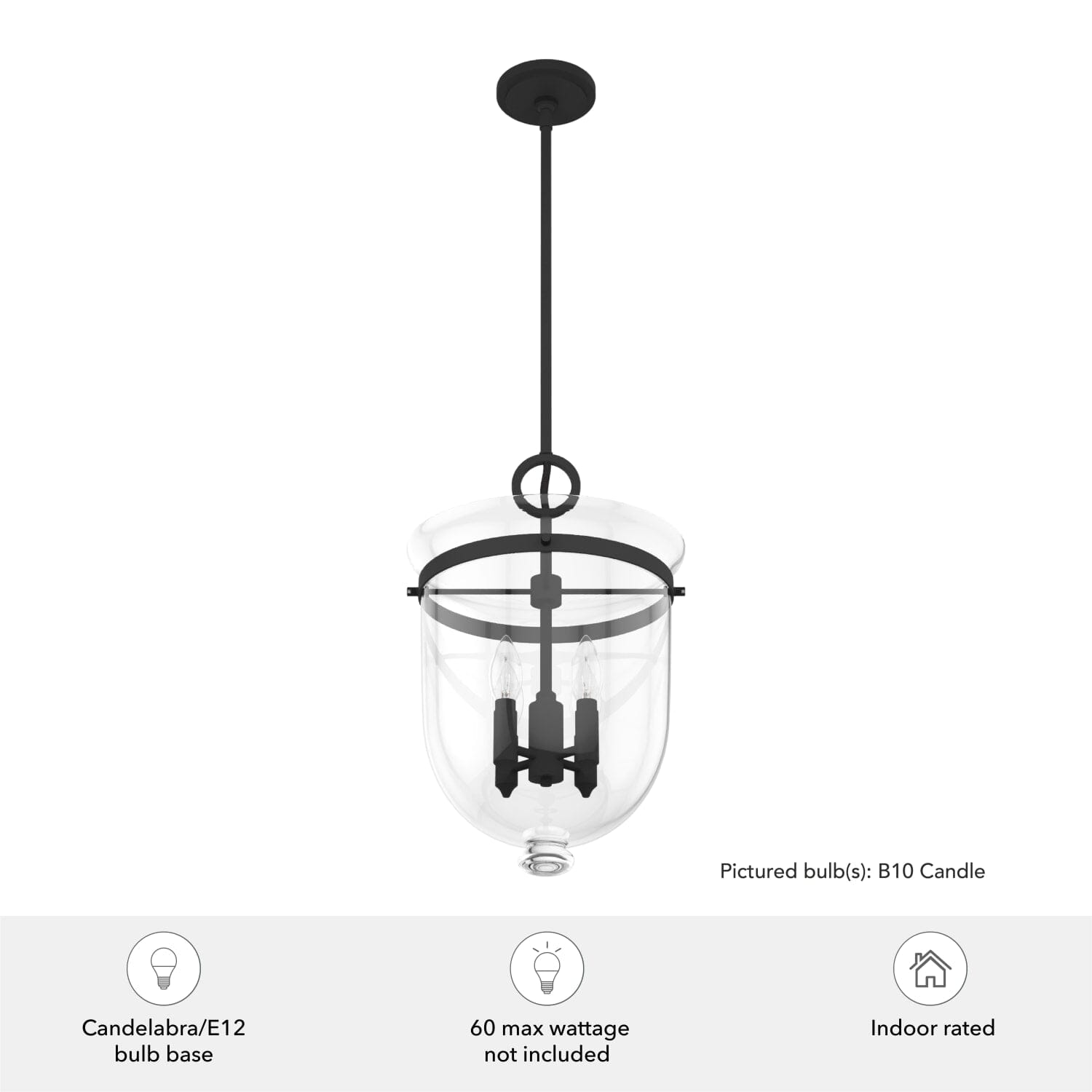 4 Light Belltown Pendant - Image 5
