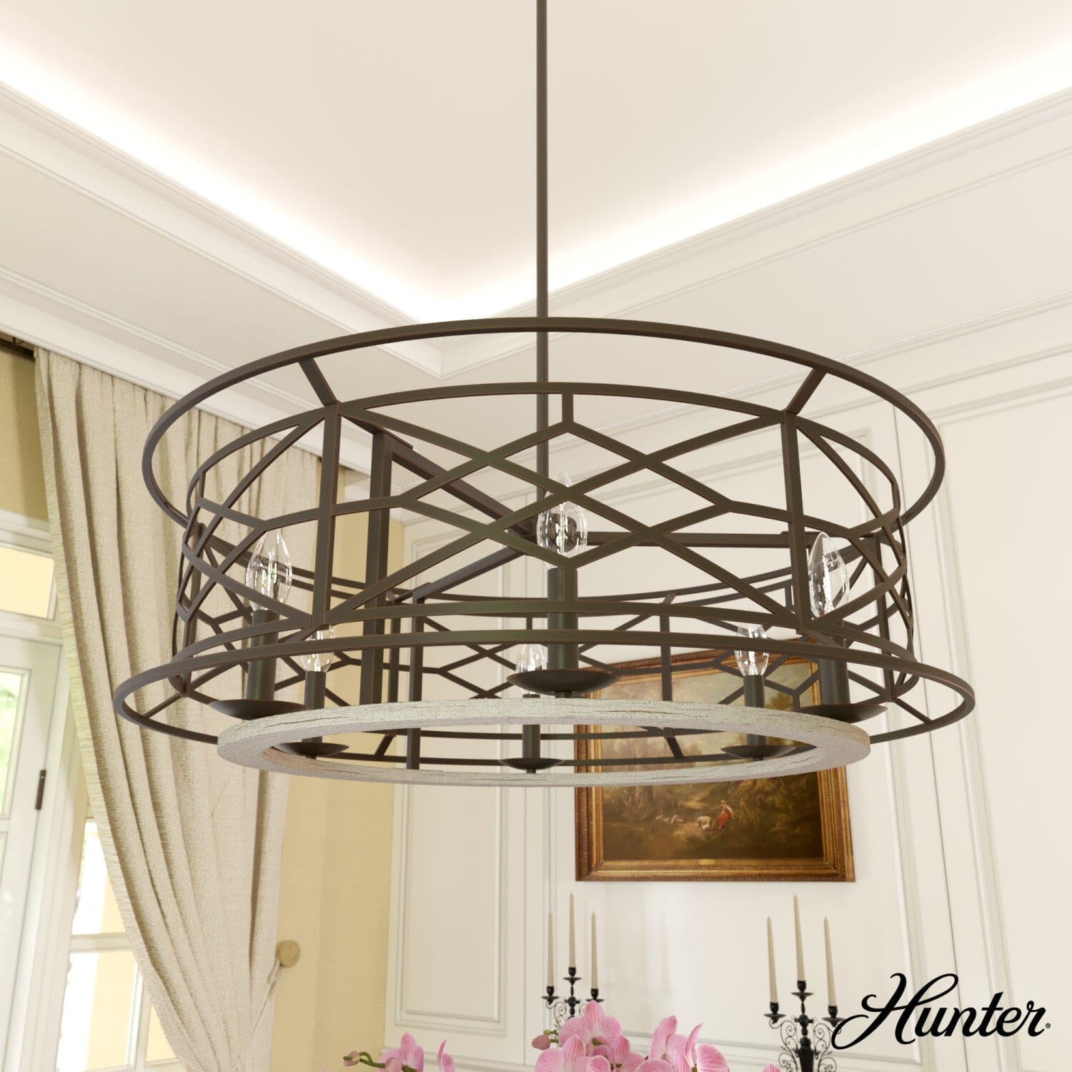 Langwood 6 Light Chandelier - Image 2