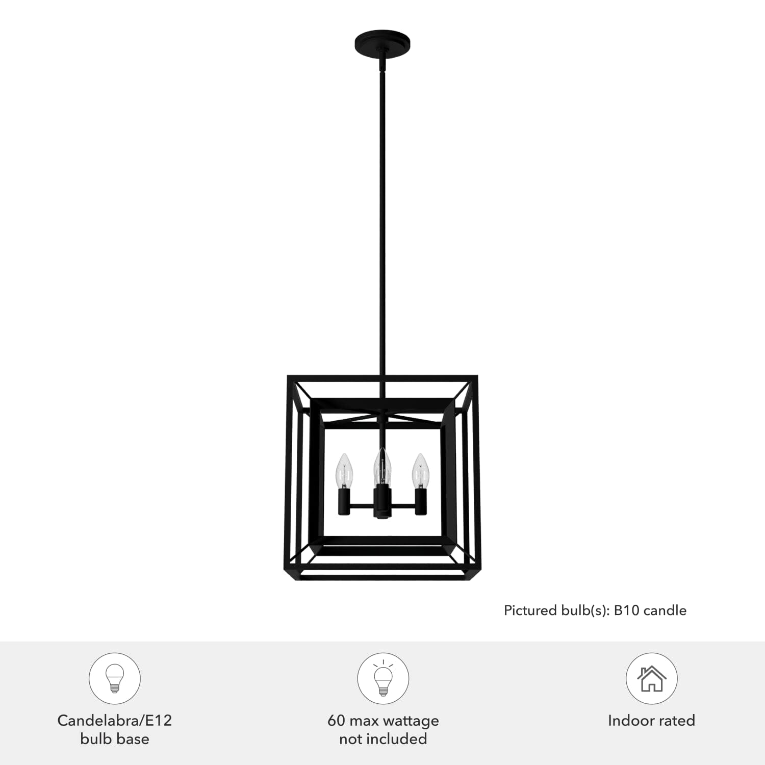 Doherty 4 Light Chandelier 15 inch - Image 6