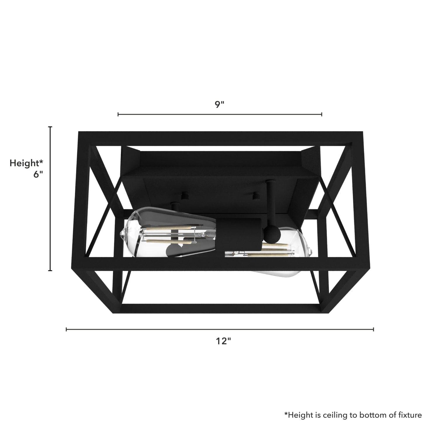 Doherty 2 Light Flush Mount - Image 3
