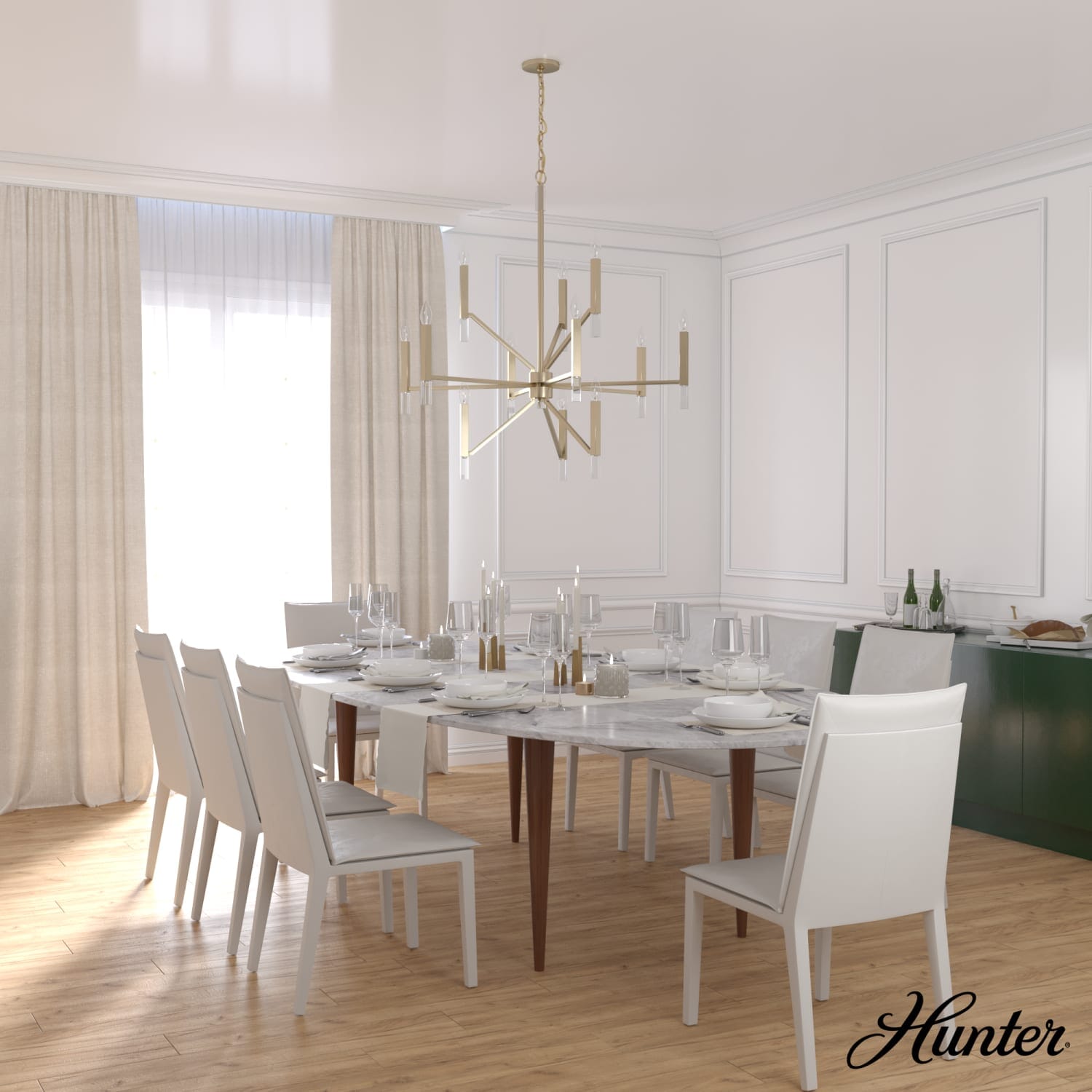 Sunjai 12 Light 3-Tier Chandelier - Image 6