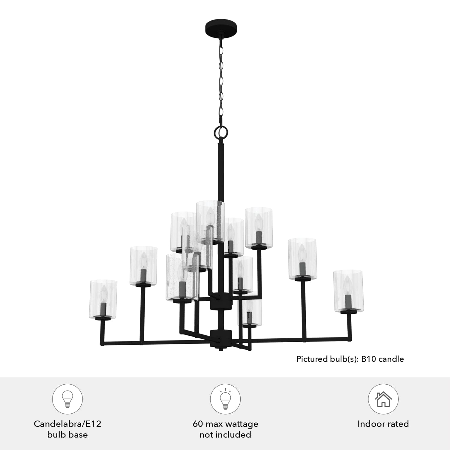 Kerrison 12 Light Chandelier - Image 3