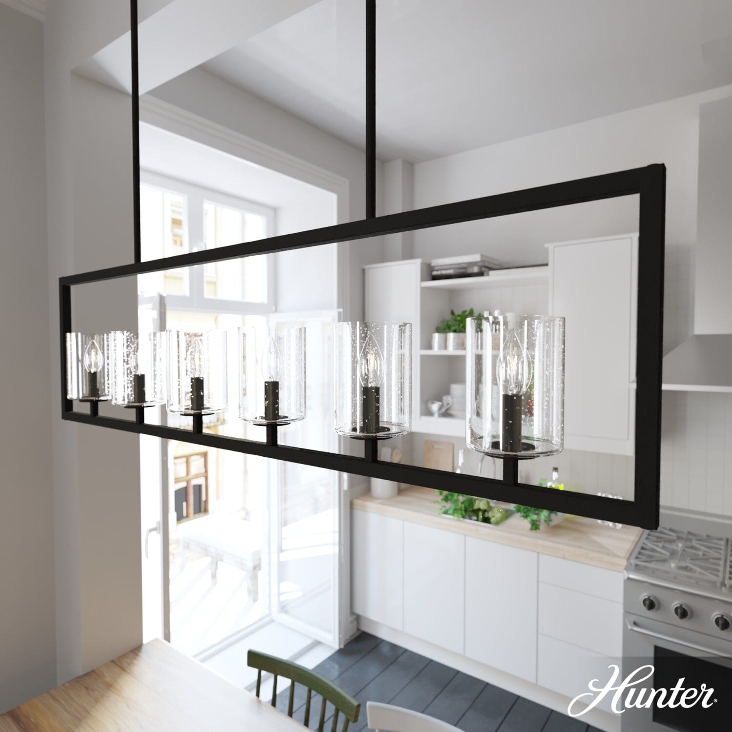Kerrison 6 Light Linear Chandelier - Image 2