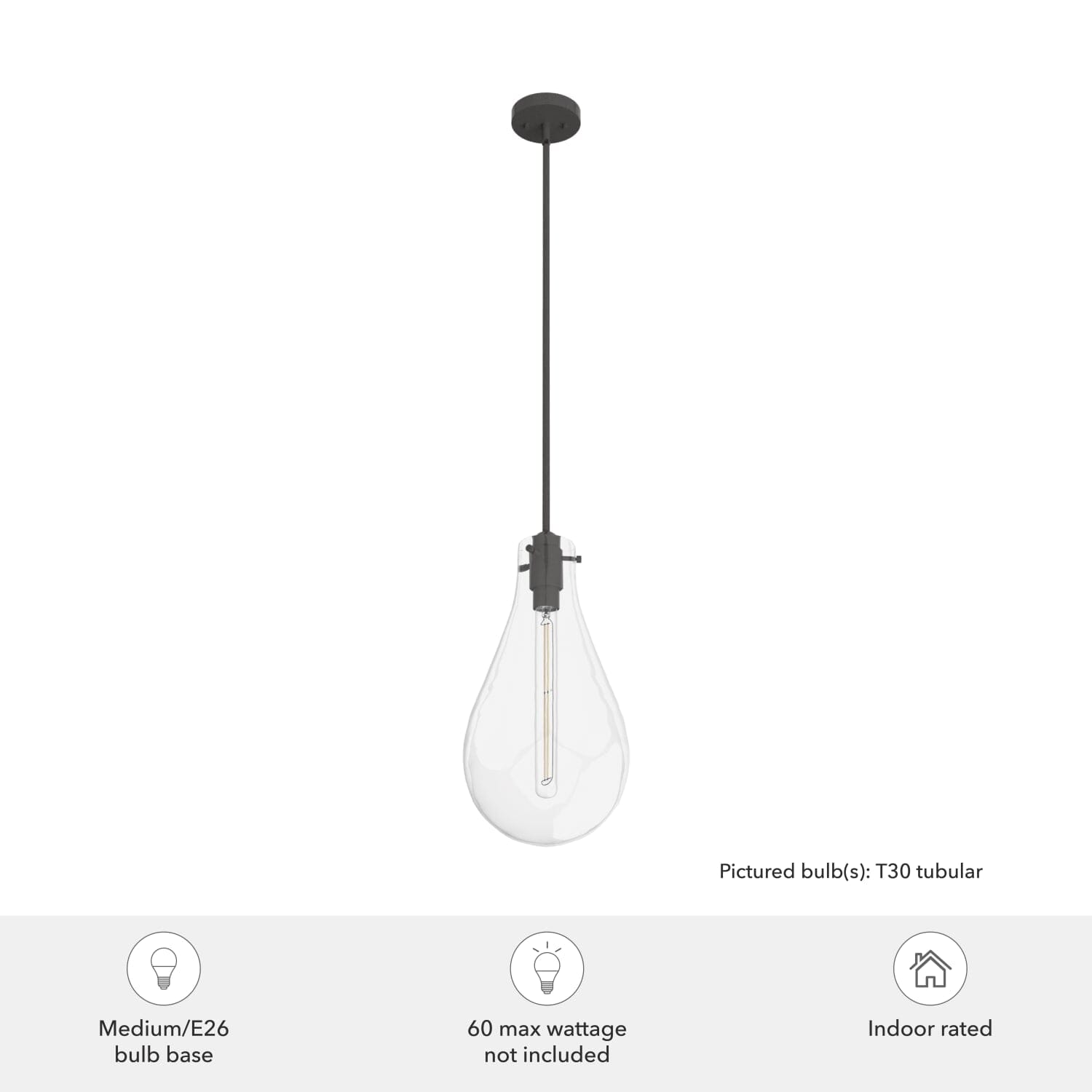 Lundin 1 Light Pendant 11 inch - Image 5