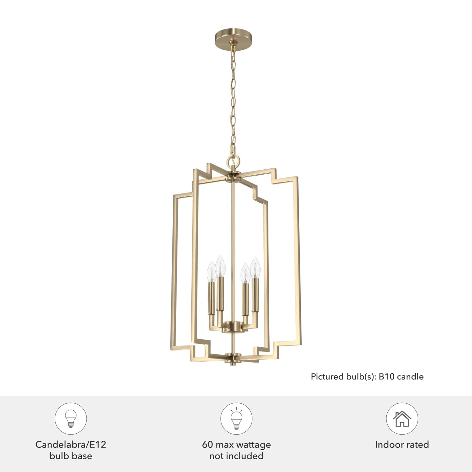 Zoanne 4 Light Pendant - Image 6