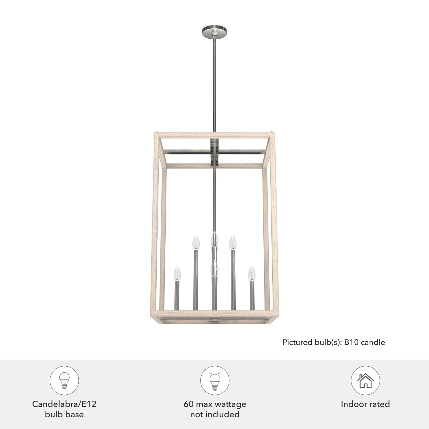 Squire Manor 8 Light Pendant 22 inch - Image 5