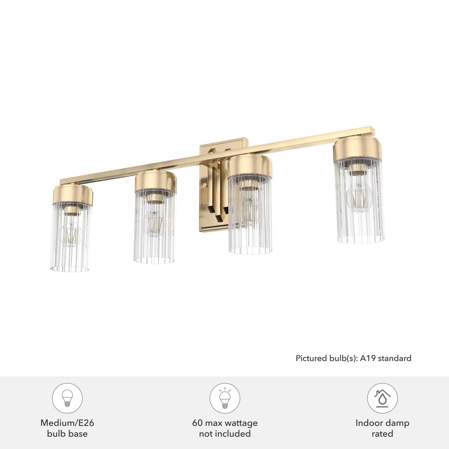 Gatz 4 Light Vanity - Image 6