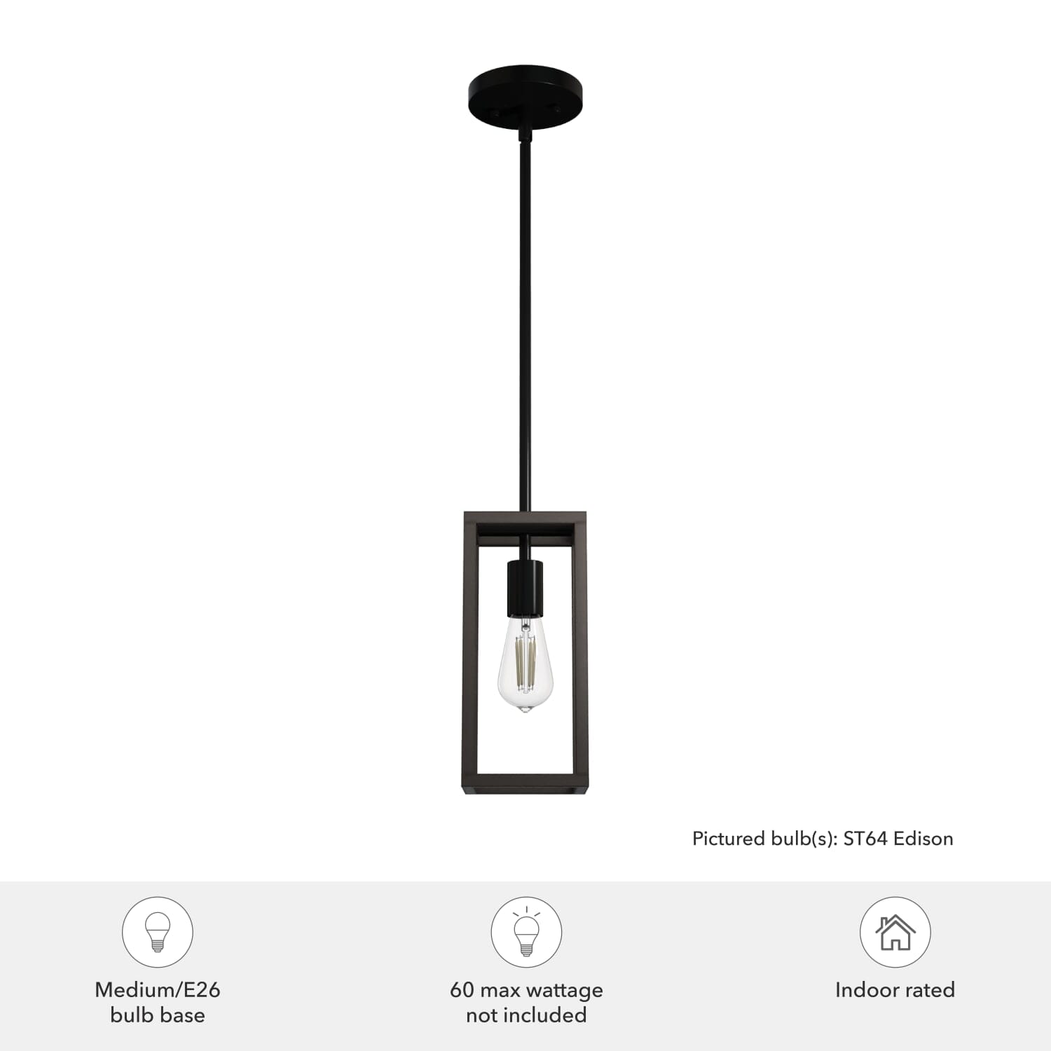 Squire Manor 1 Light Mini Pendant - Image 3