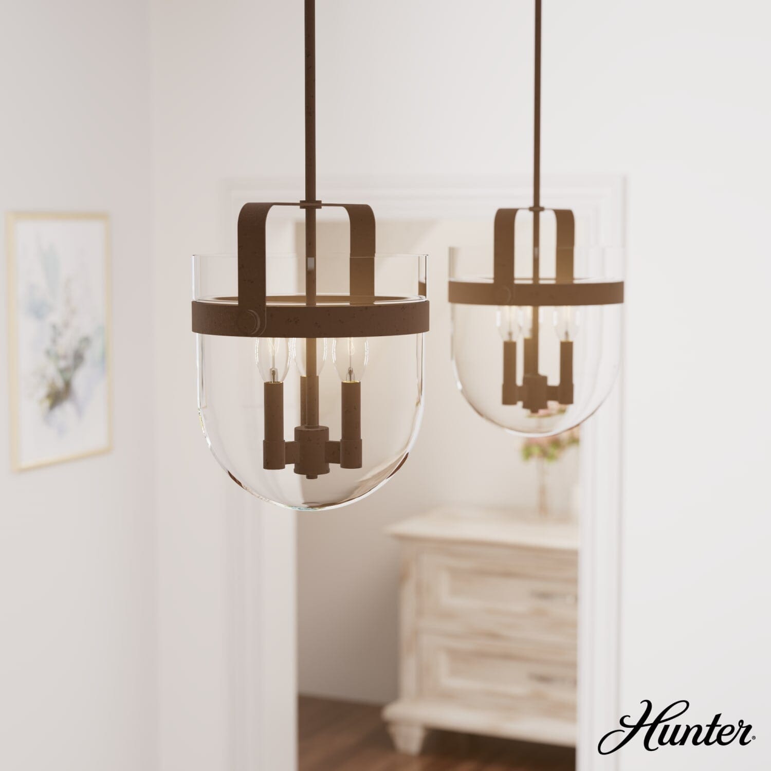 Karloff 3 Light Pendant 12 inch