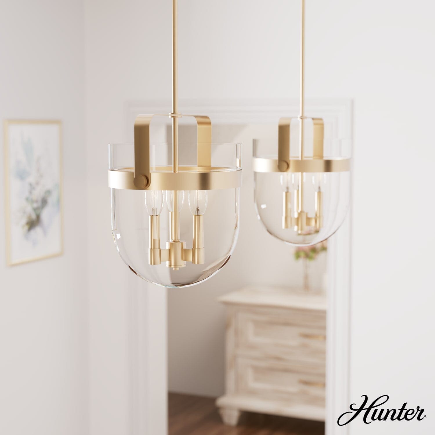 Karloff 3 Light Pendant 12 inch - Image 2