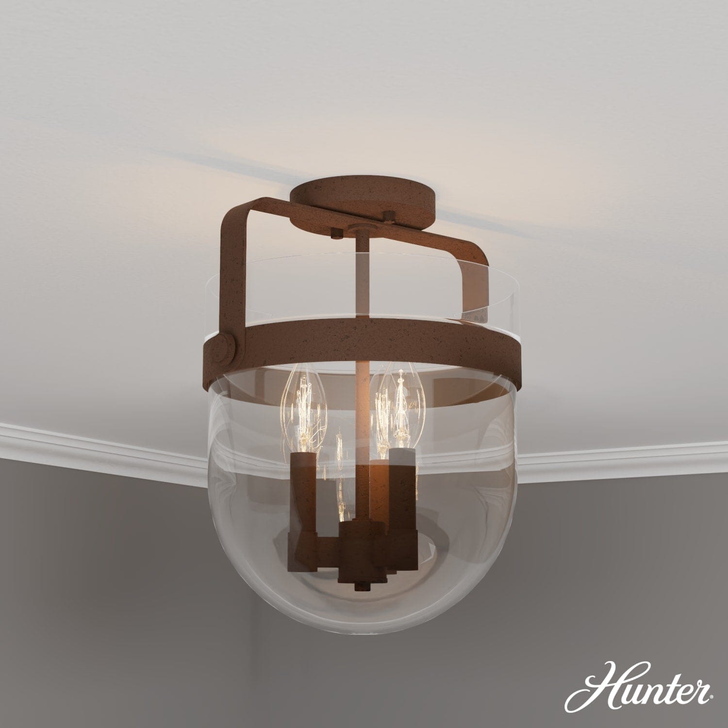 Karloff 3 Light Semi-Flush Mount