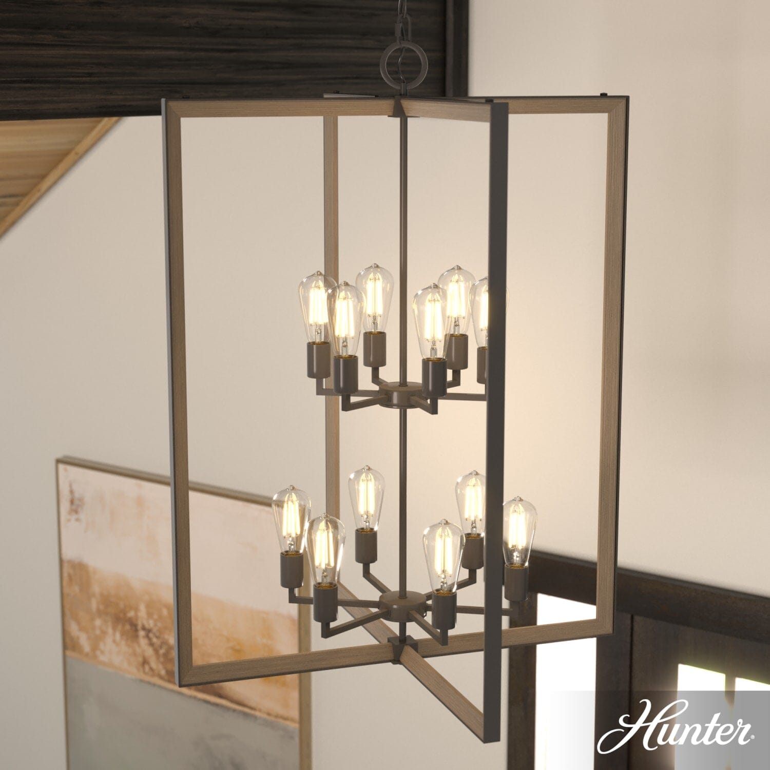 Woodburn 12 Light Lantern Pendant