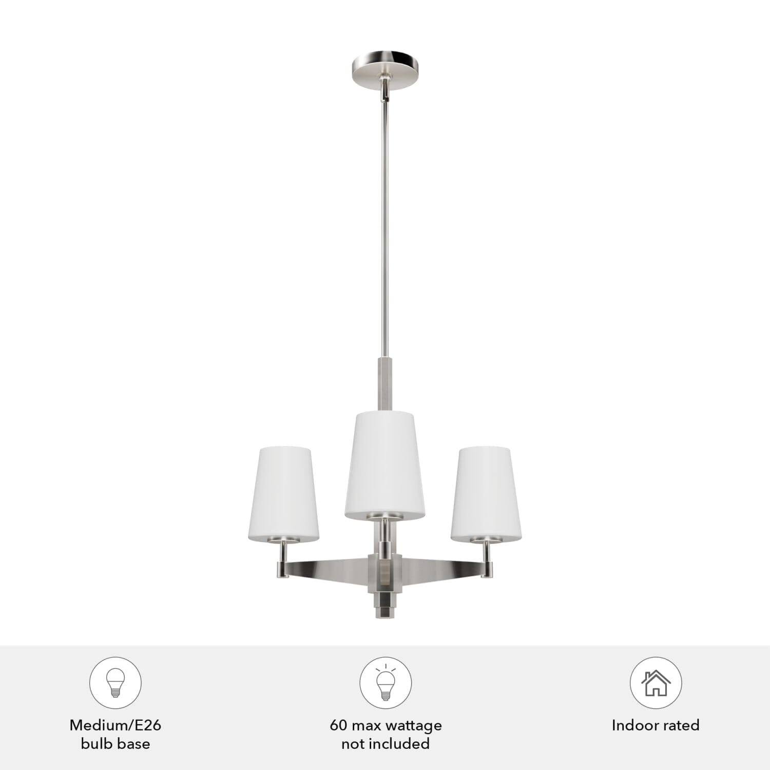 Nolita 3 Light Chandelier - Image 6
