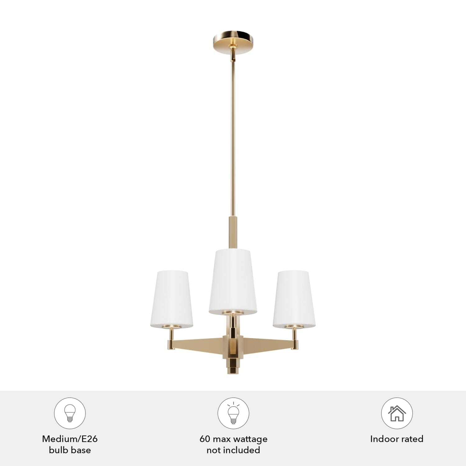 Nolita 3 Light Chandelier - Image 5