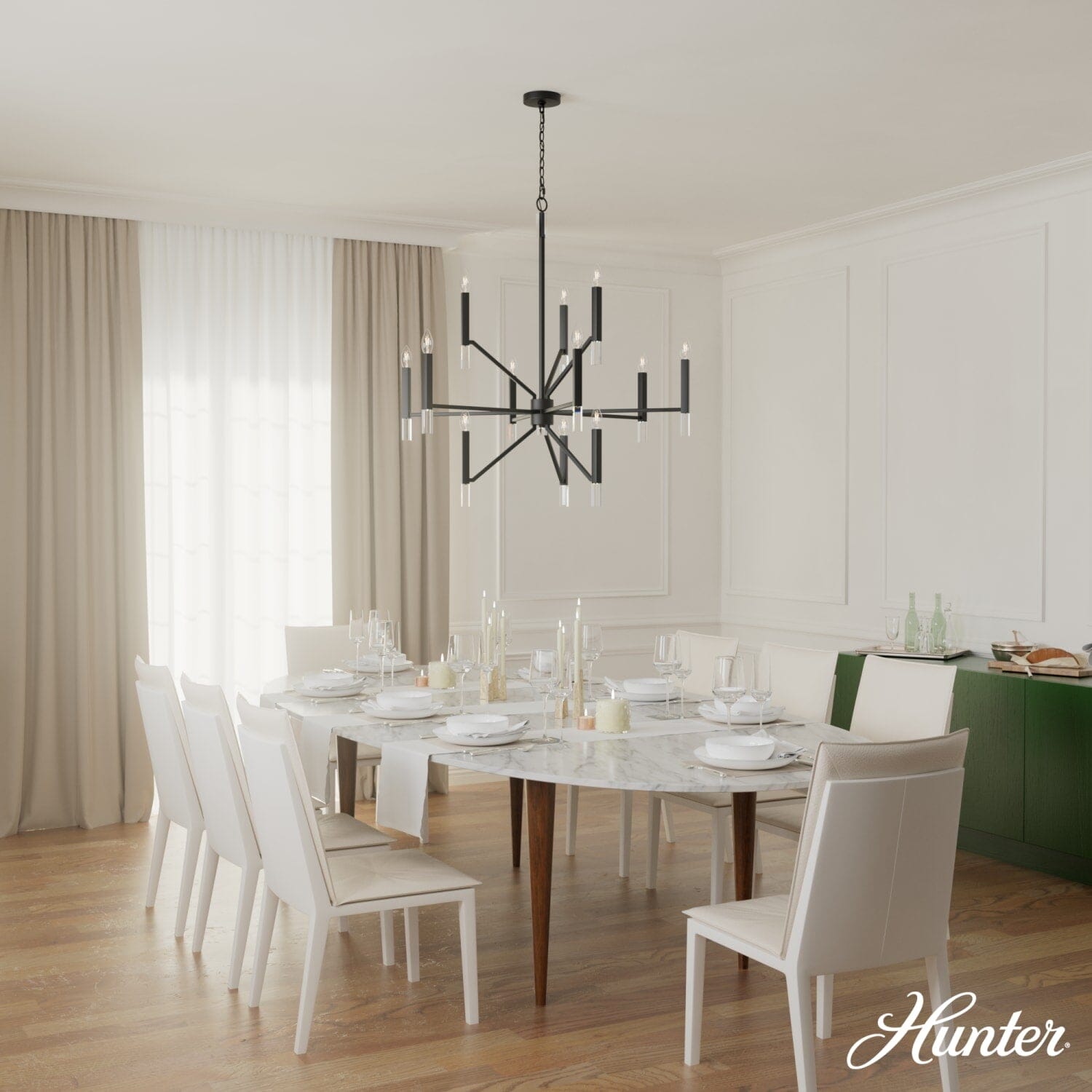 Sunjai 12 Light 3-Tier Chandelier - Image 5