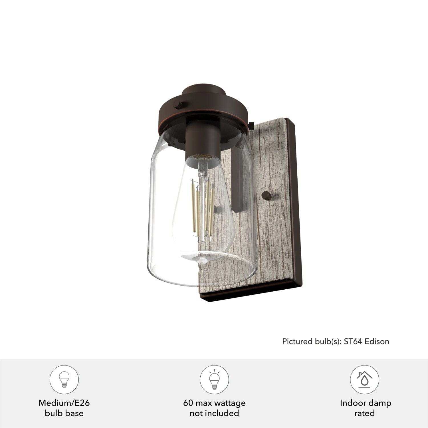 Devon Park 1 Light Wall Sconce - Image 5