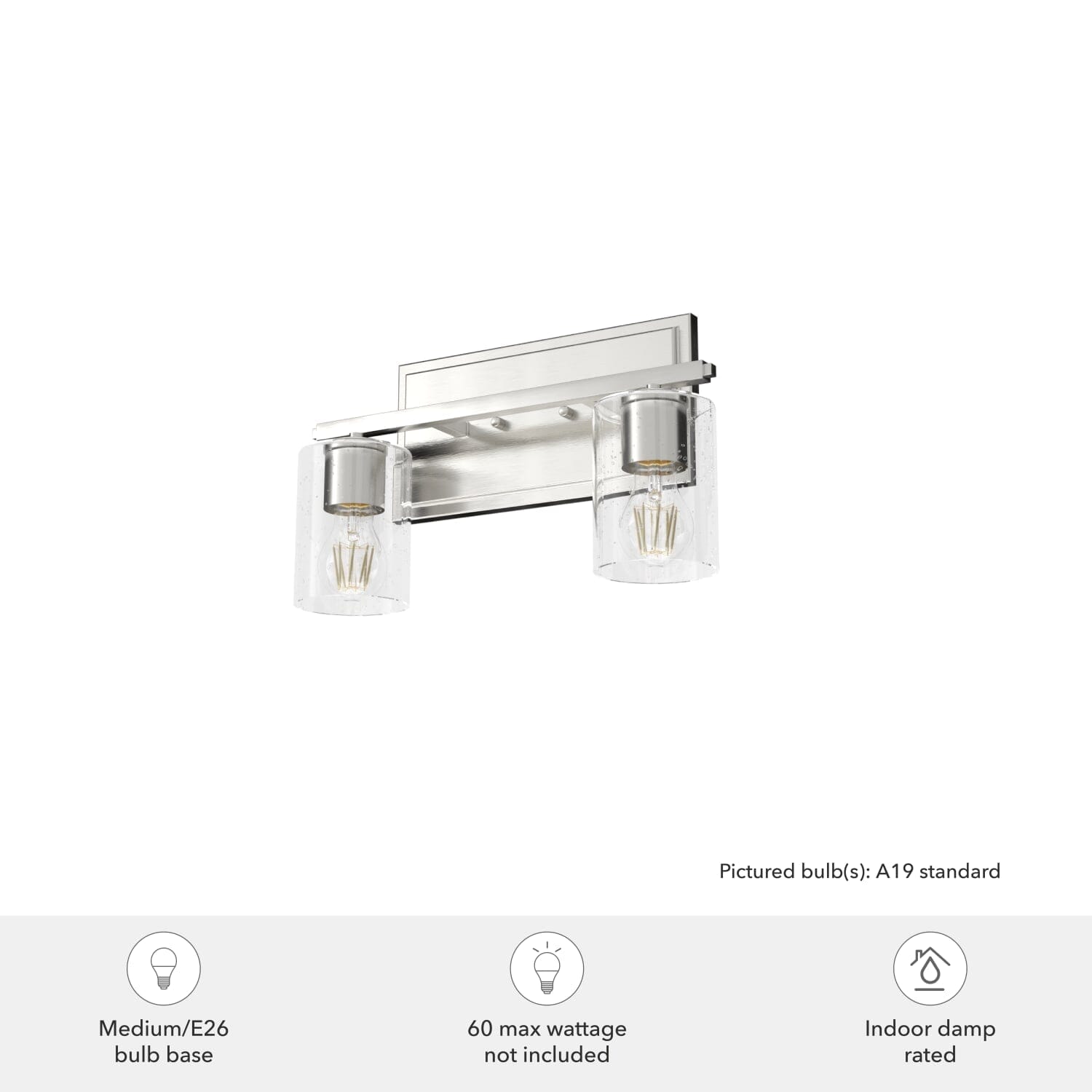 Kerrison 2 Light Vanity - Image 3