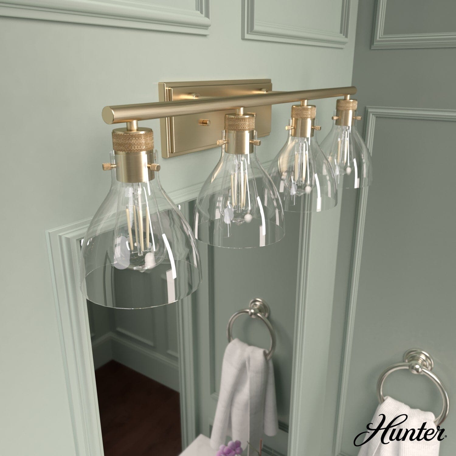 Van Nuys 4 Light Vanity