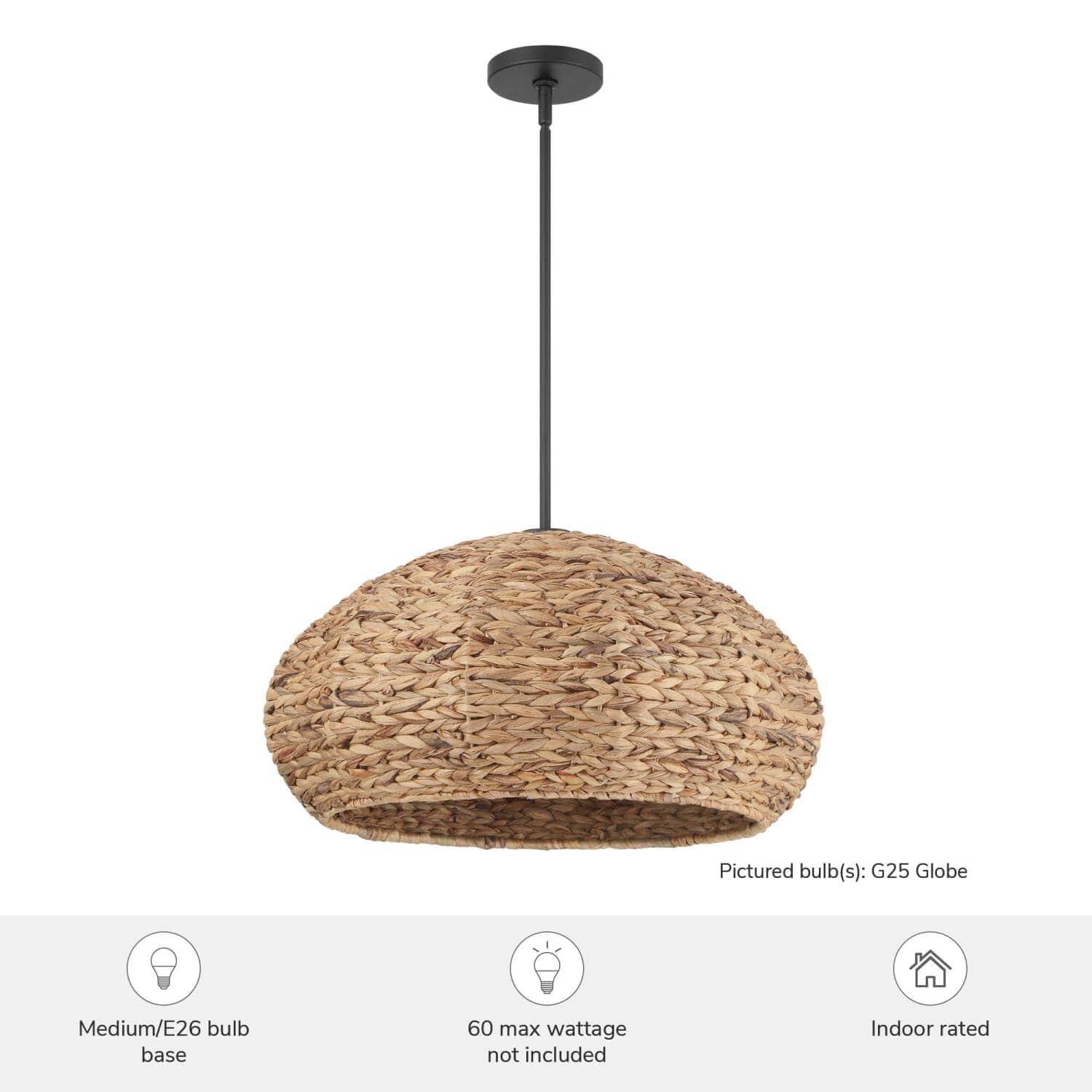 Cambria 3 Light Extra Large 24 Inch Pendant - Image 3