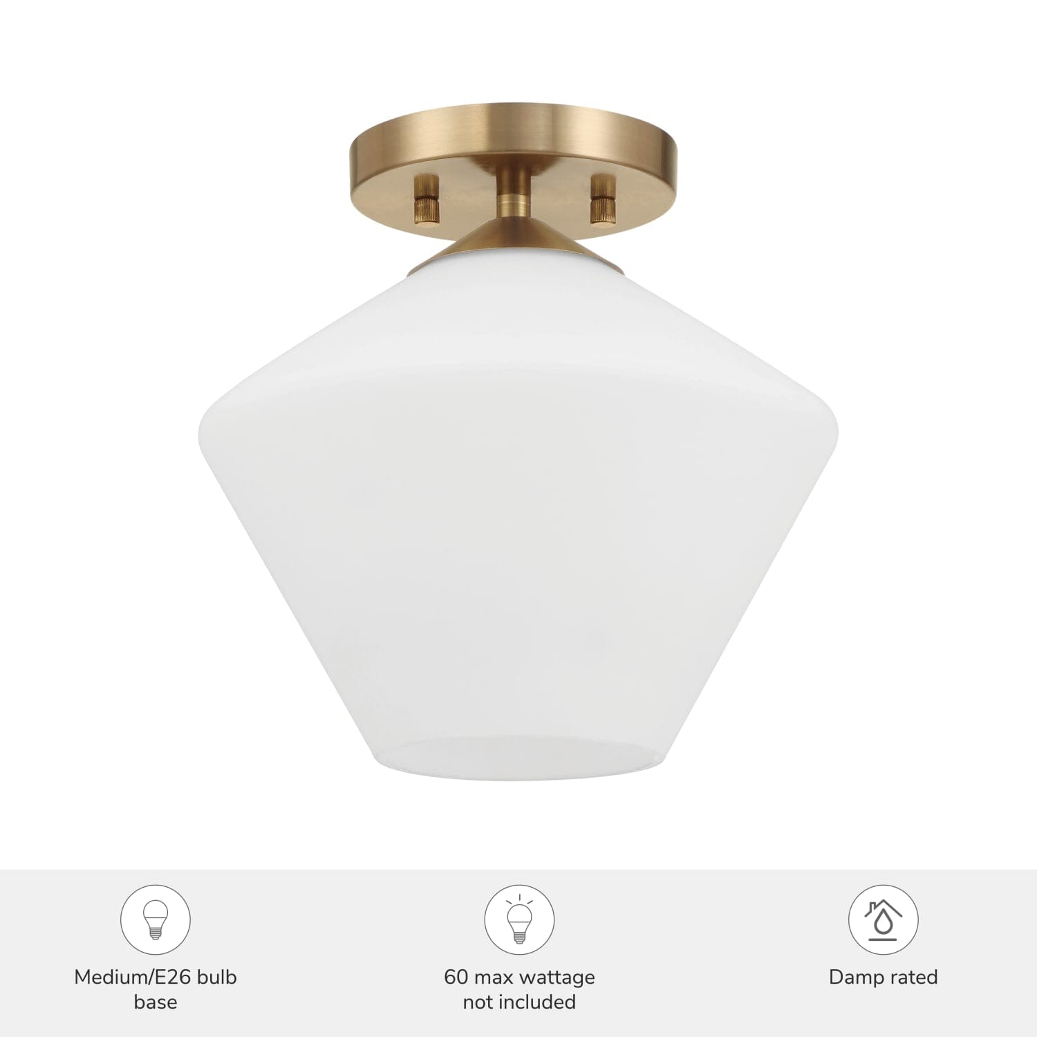 Celestial Valley 1 Light Small 10 Inch Flush - Image 6