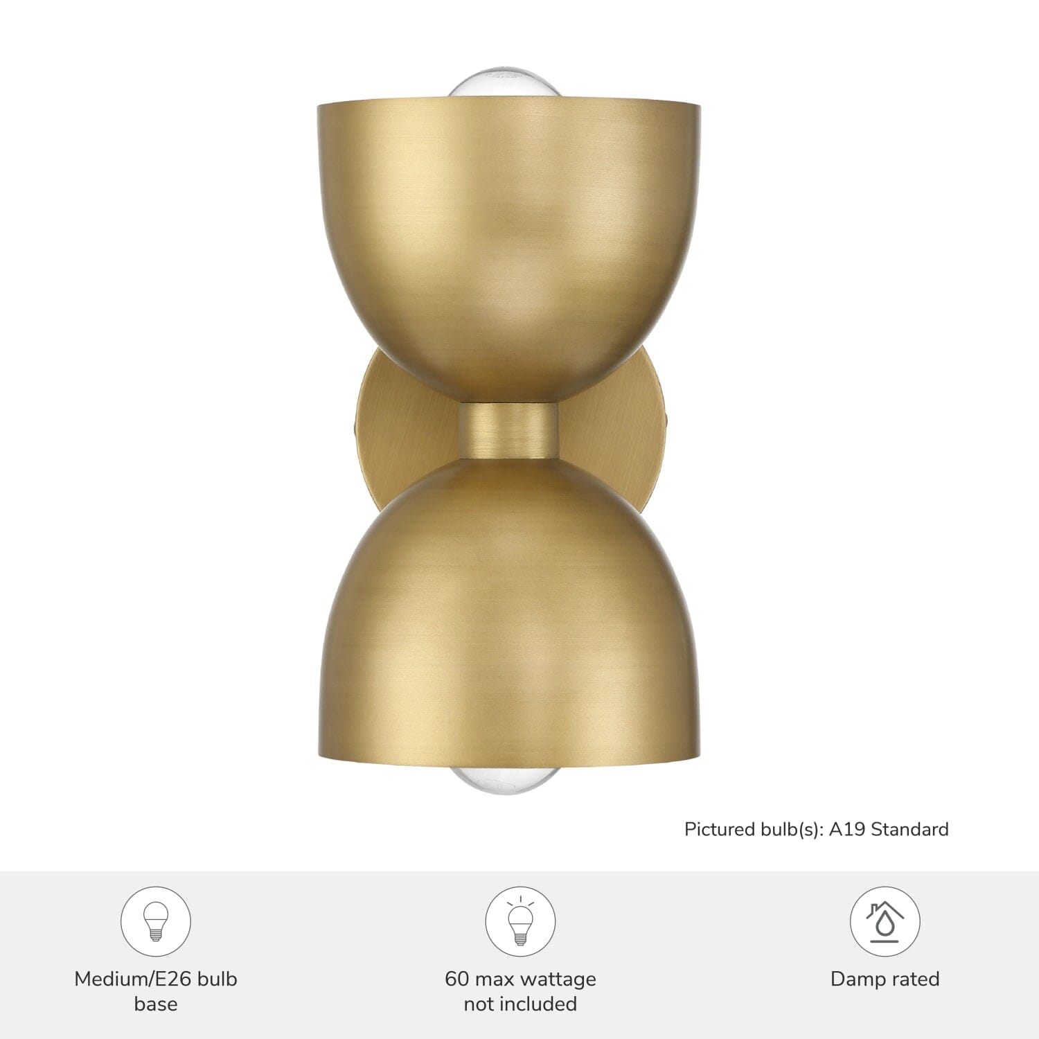 Erling 2 Light Medium 10 Inch Sconce - Image 5