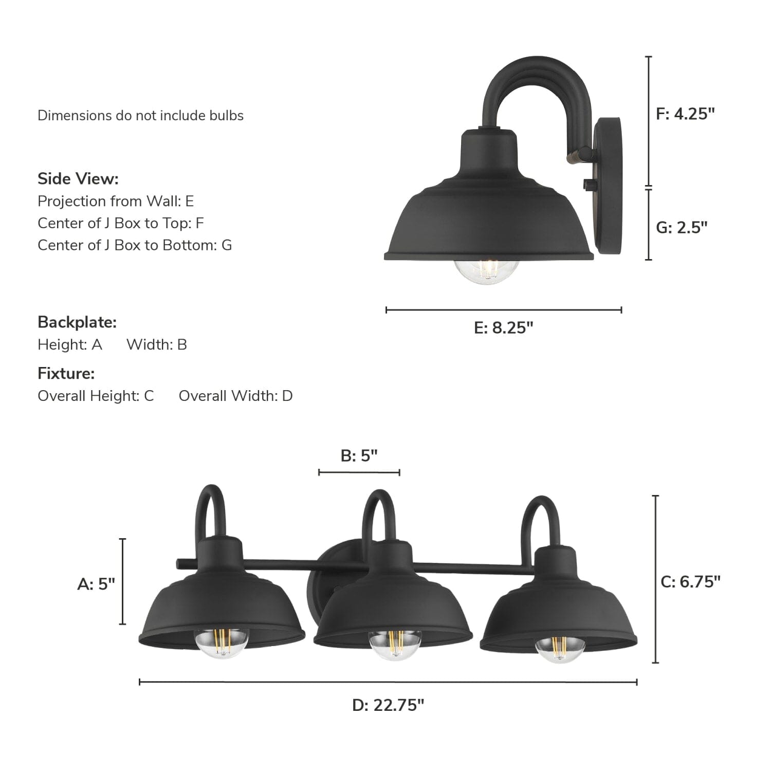 Mill Valley 3 Light Medium 23 Inch Vanity - Image 4