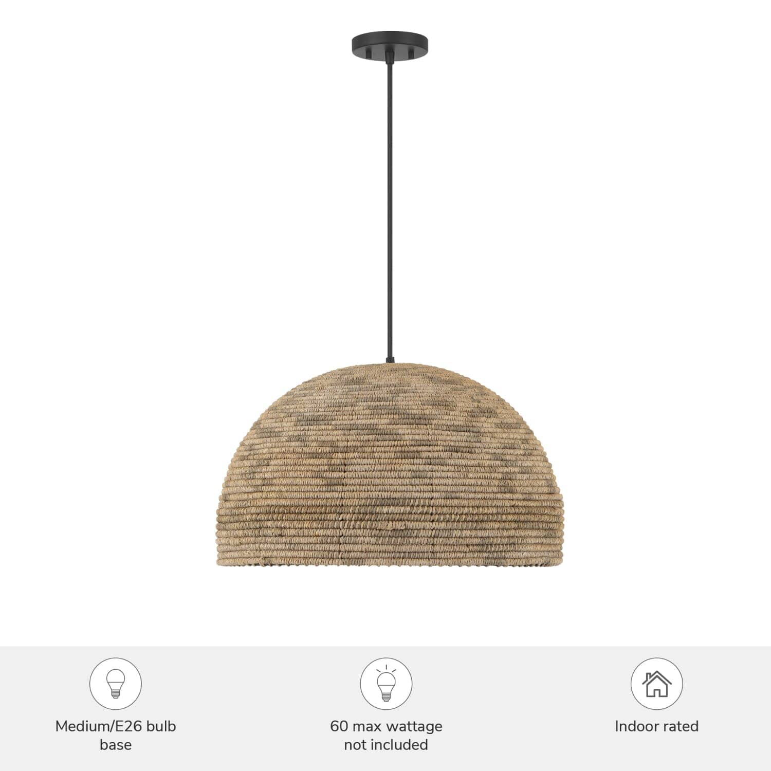 Hillmount 1 Light Large 22 Inch Pendant - Image 3