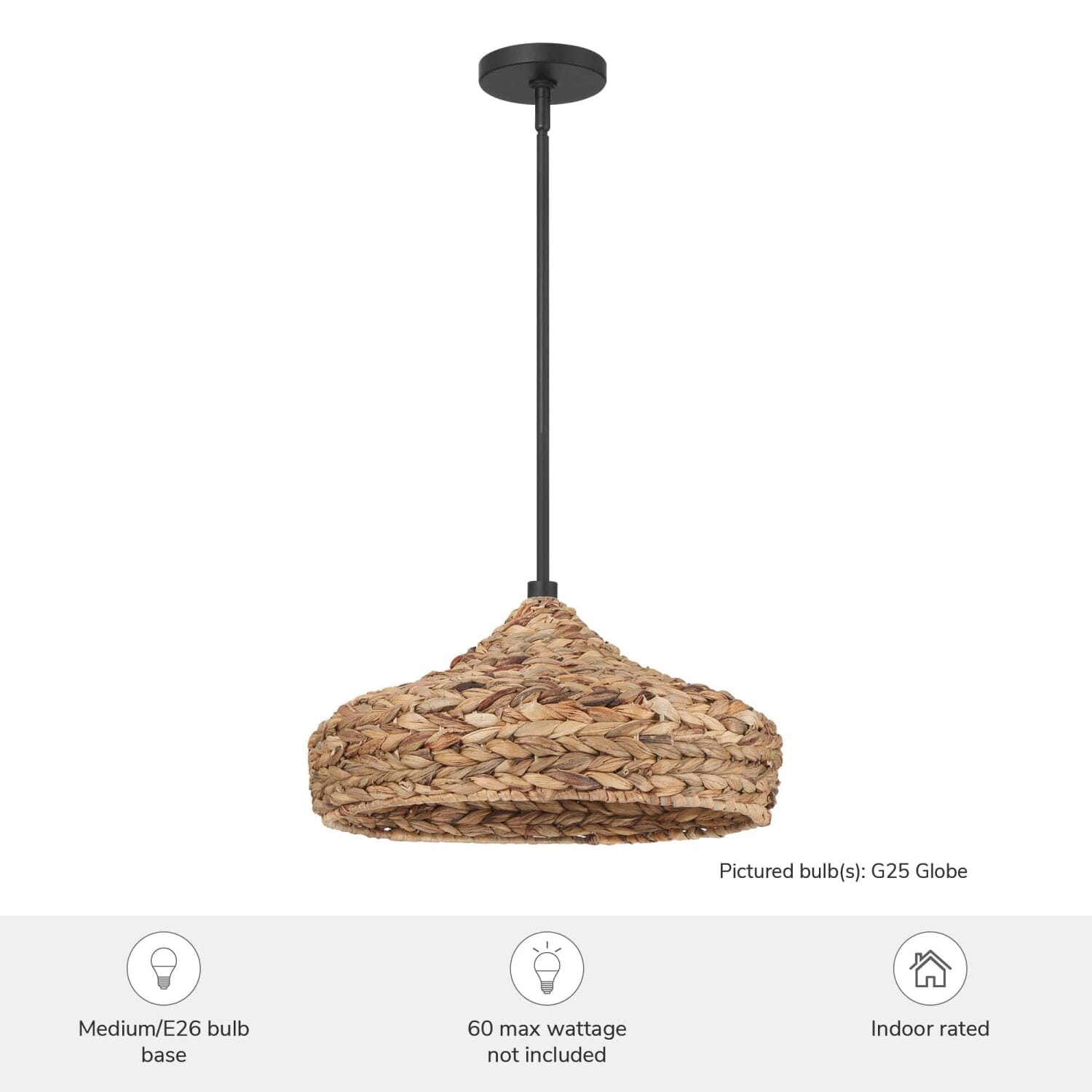Cambria 1 Light Large 18 Inch Pendant - Image 3