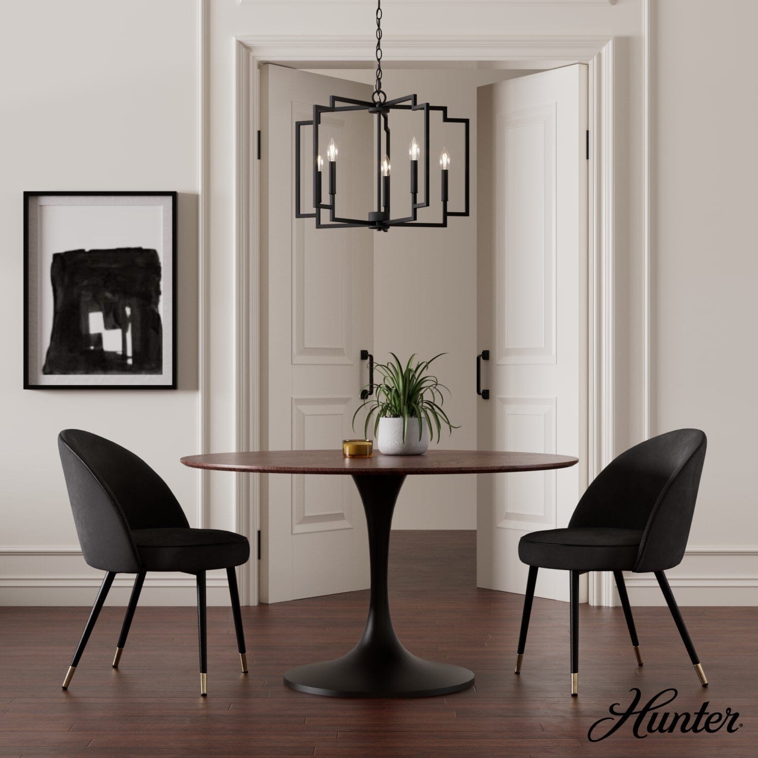 5 Light Medium 24 Inch Chandelier - Image 4