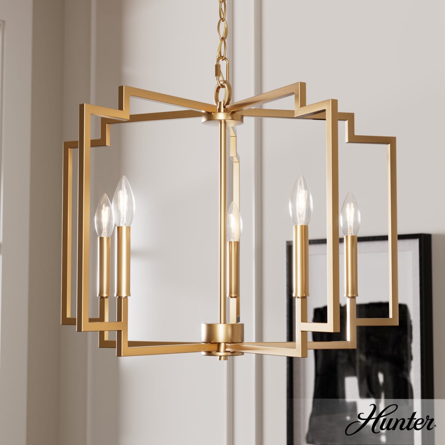5 Light Medium 24 Inch Chandelier - Image 2