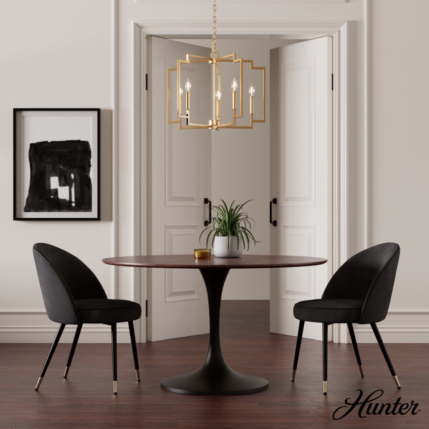 5 Light Medium 24 Inch Chandelier - Image 5