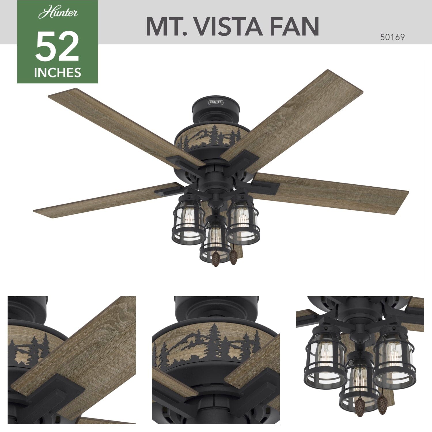 Mt. Vista with LED Light 52 inch - Image 2
