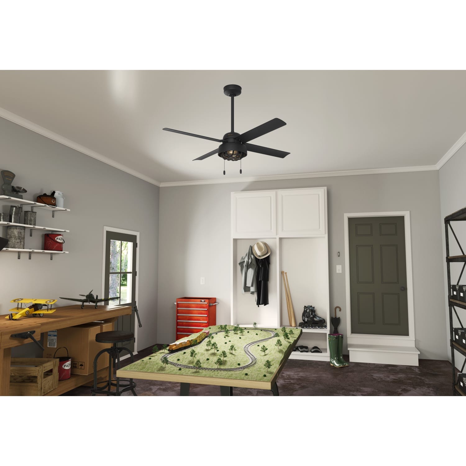 Spring Mill Outdoor with LED Light 52 inch - Image 3