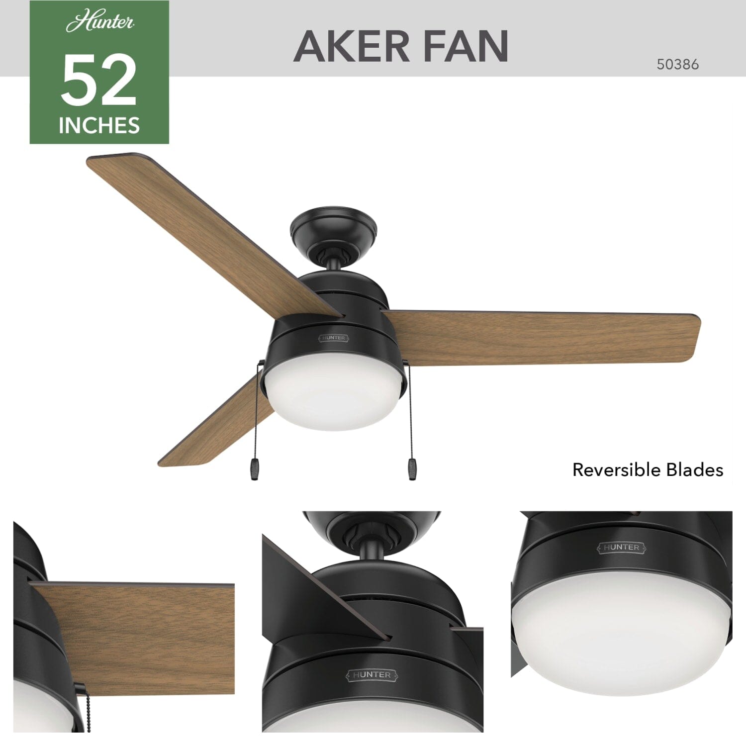 Aker Outdoor with LED Light 52 inch - Image 3