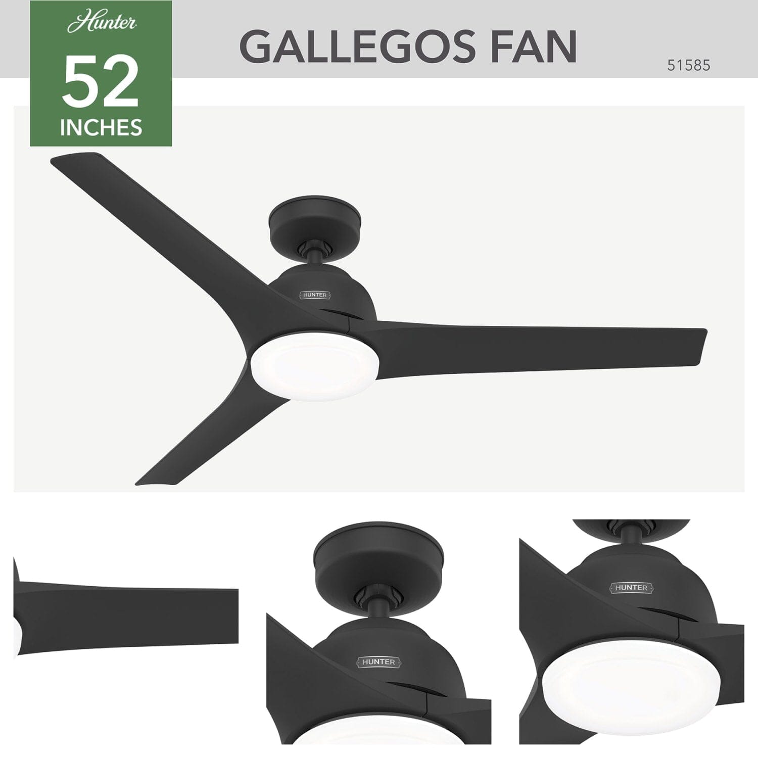 Gallegos Outdoor with Light 52 inch - Image 4