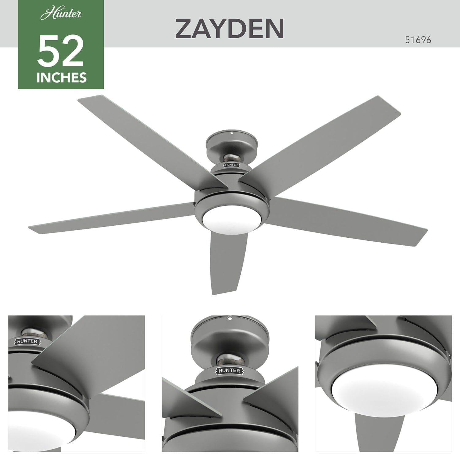 Zayden with LED Light - 52 inch - Image 5