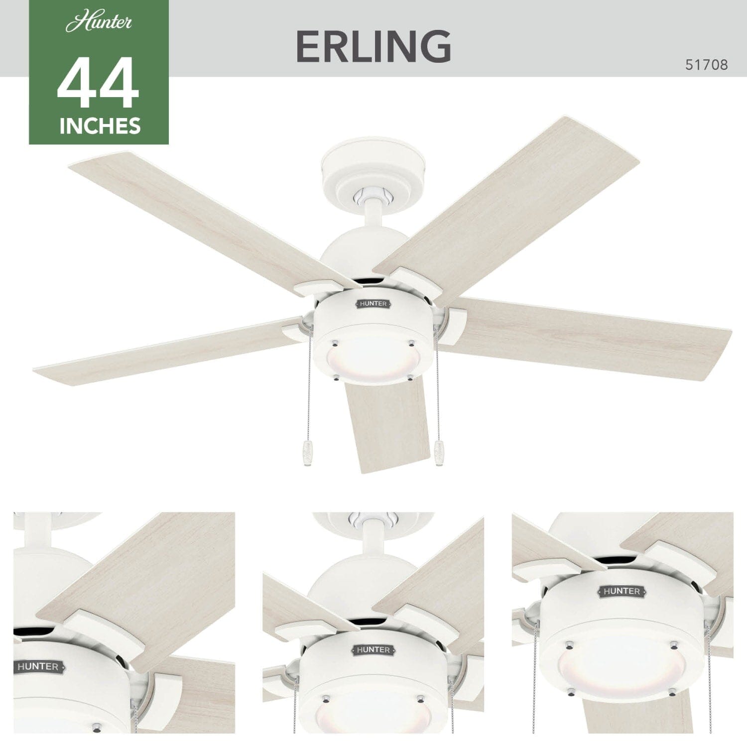 Erling with LED Light 44 inch - Image 4