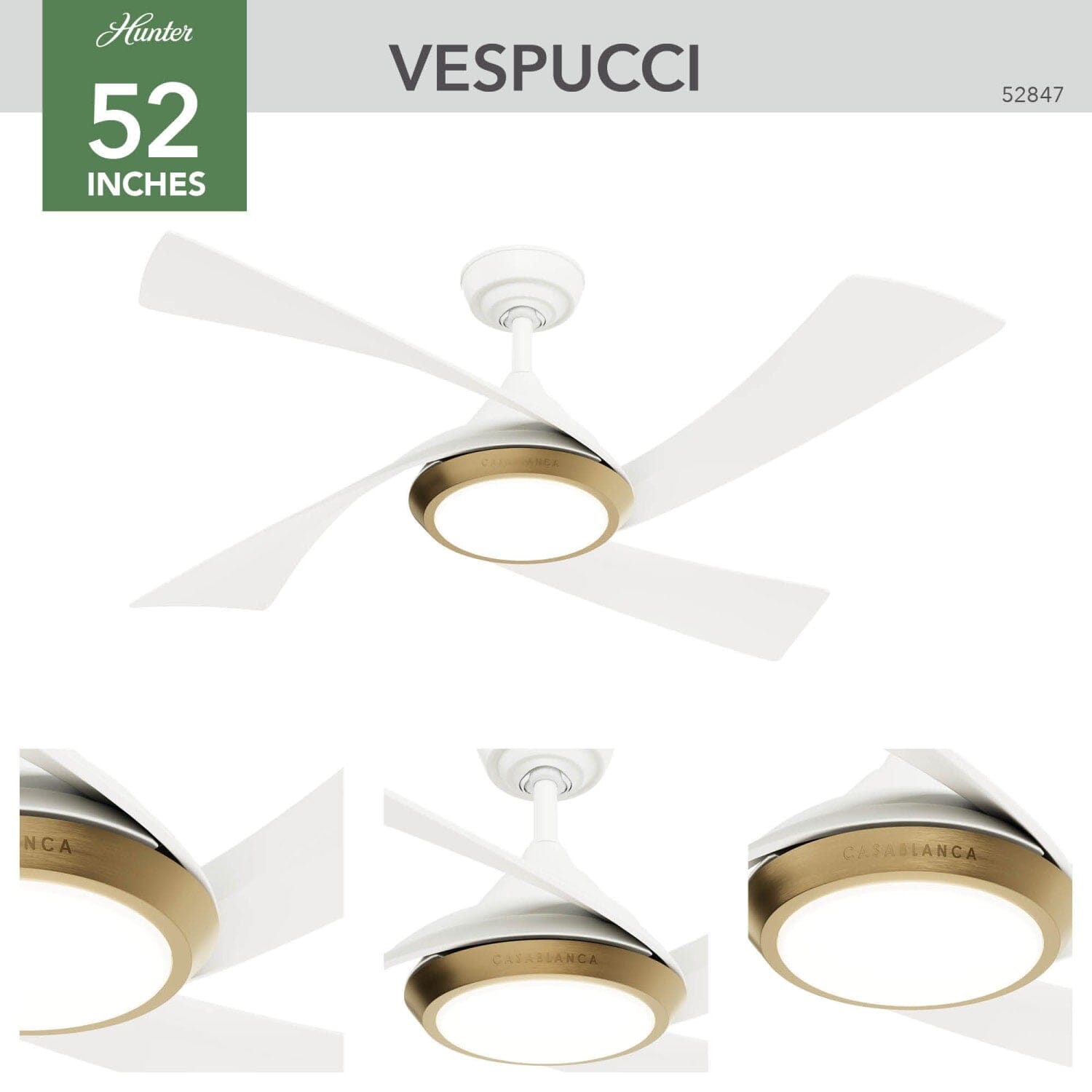 Vespucci Outdoor with LED Light 52 inch - Image 3