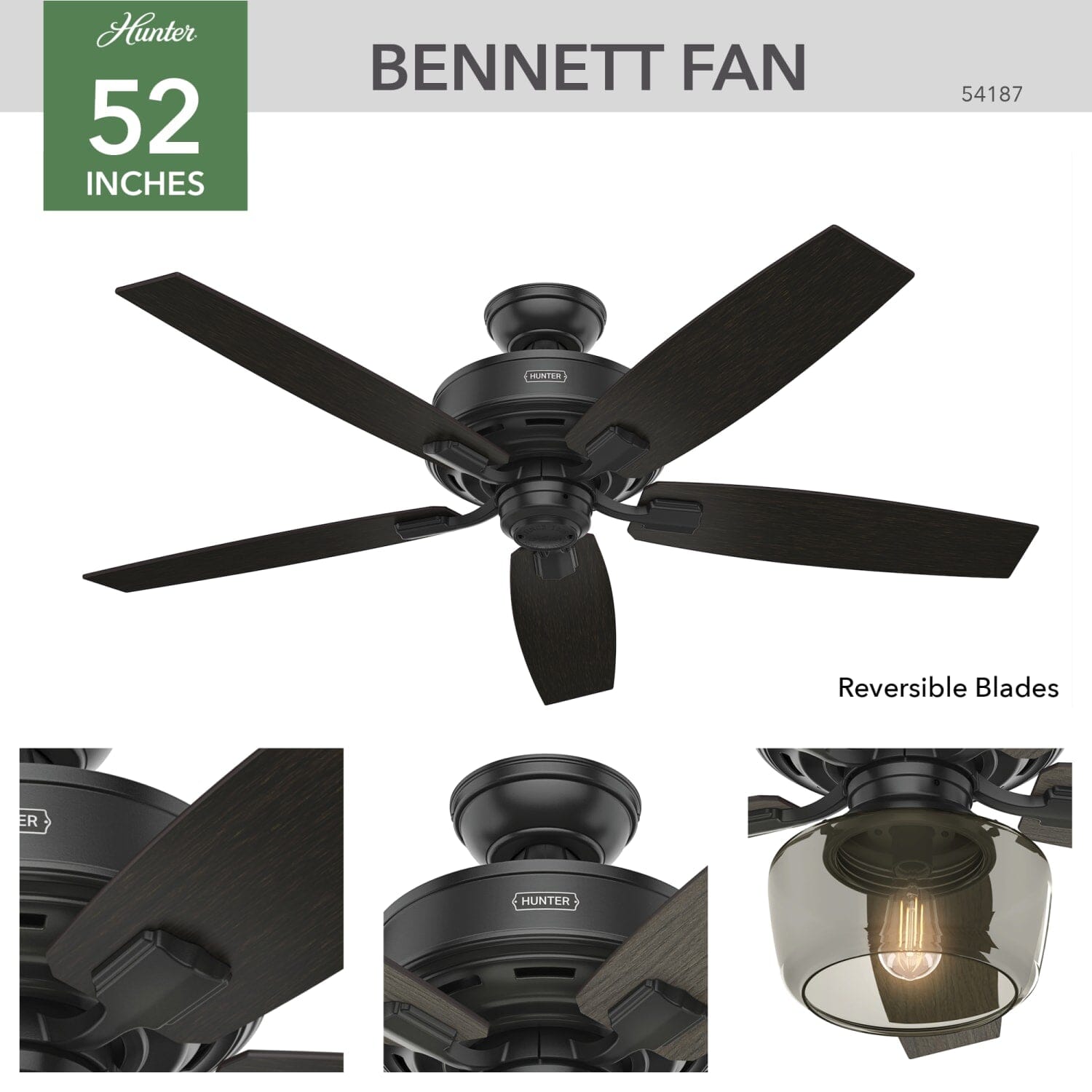 Bennett with Light 52 inch - Image 3